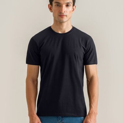 Camiseta de algodón premium - Negra