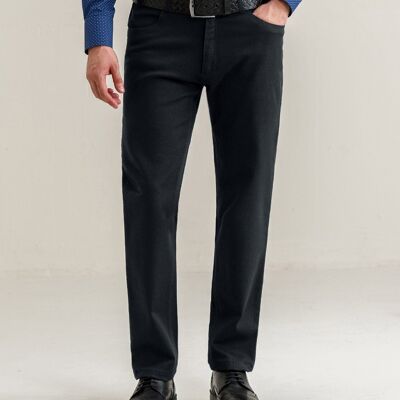 Denim de color para hombre - Negro