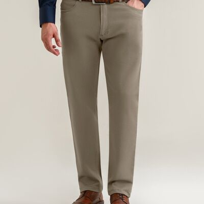 Jean en denim marron clair