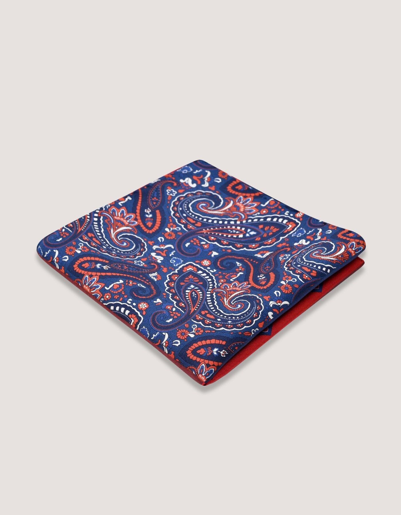 Multicolor Plain and Patterned Silk Pocket Square