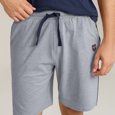 Short en jersey extensible confortable - Gris