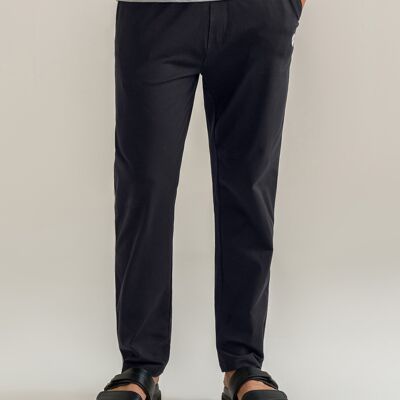 Pantaloni in jersey vestibilità regolare – Nero