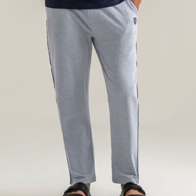 Pantaloni classici in jersey grigio