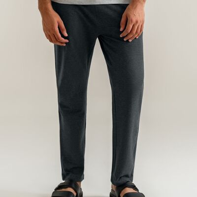Pantalon homme en jersey de coton - Anthracite