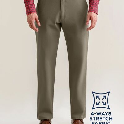 Pantalon chino marron clair Performance