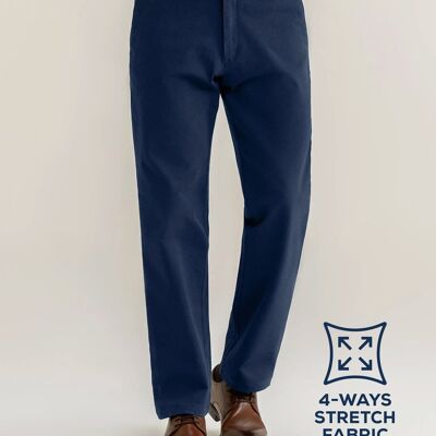 Pantalon chino bleu marine Performance