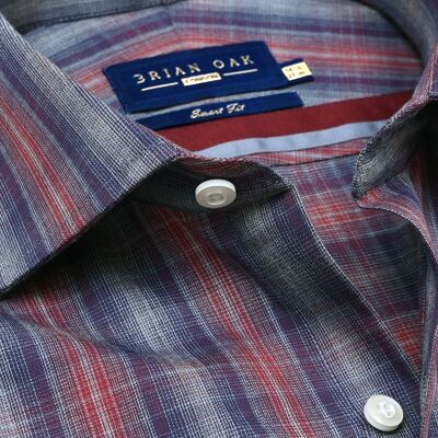 Grey Check Dress Shirt