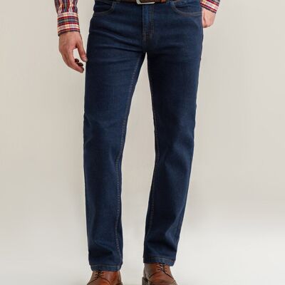 Vaqueros básicos para hombre - Azul oscuro