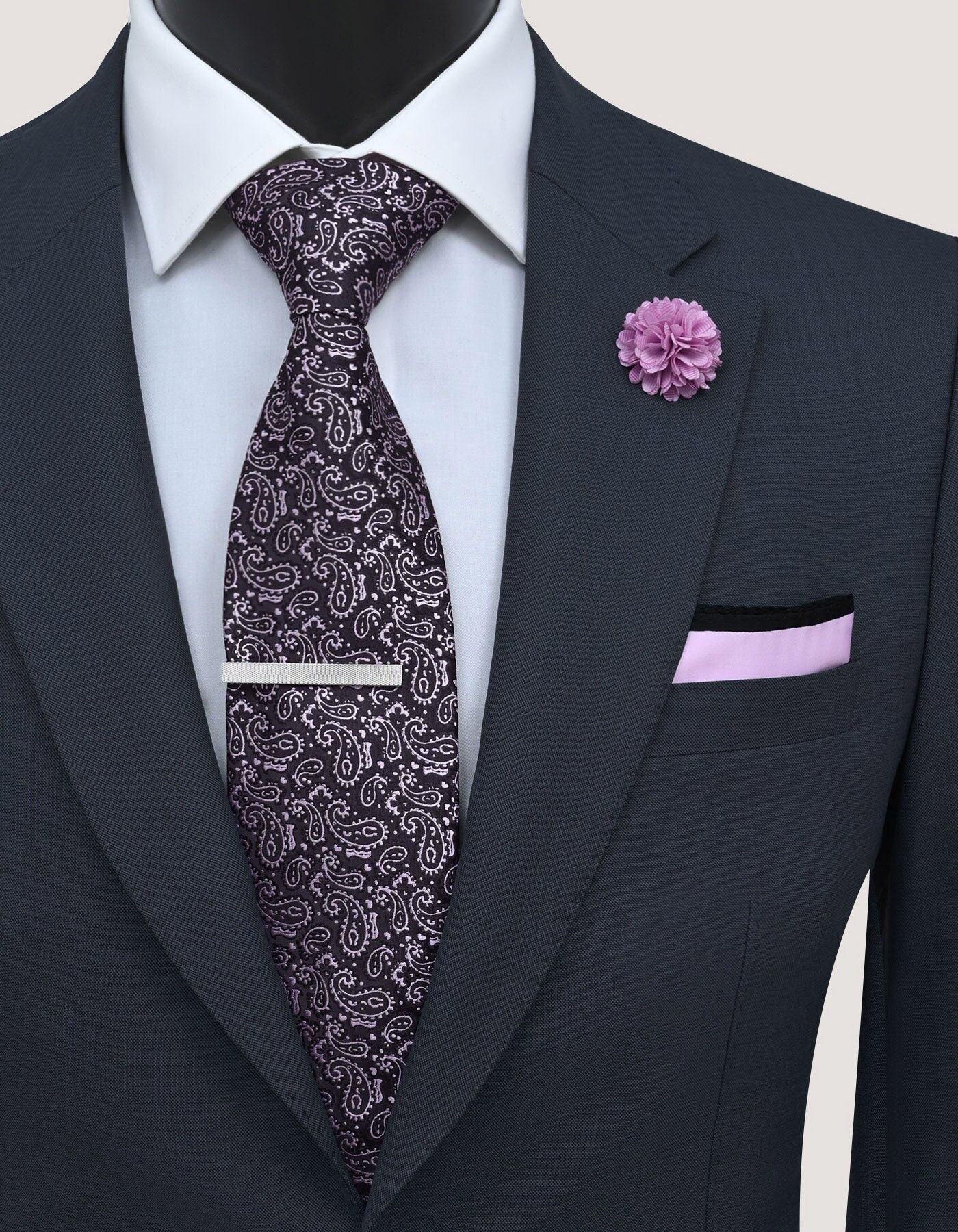 Set di cravatte da uomo di lusso - Rosa