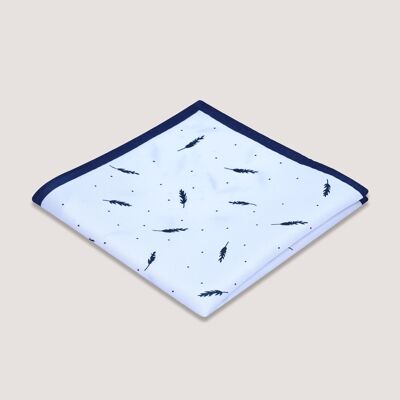 Fazzoletto da taschino geometrico bianco