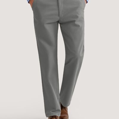 Pantalones chinos grises Smart Fit