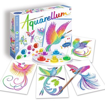 Set de Pintura - Acuarela Aves del Paraíso - Mediano