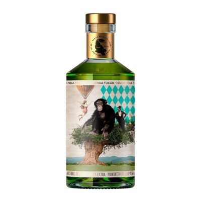 500 ml glass bottle of AOVE Picual oil (early harvest)