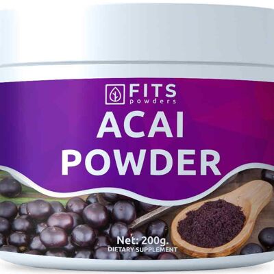 Polvo de bayas de acai 200 g