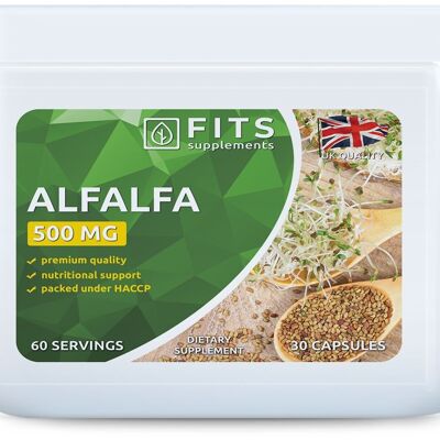 Alfalfa 500 mg 30 comprimidos
