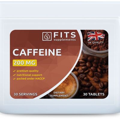 Caffeine 200mg 30 tablets