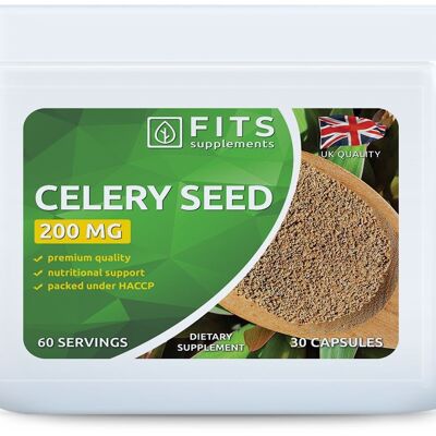 Celery Seed 200mg 30 capsules
