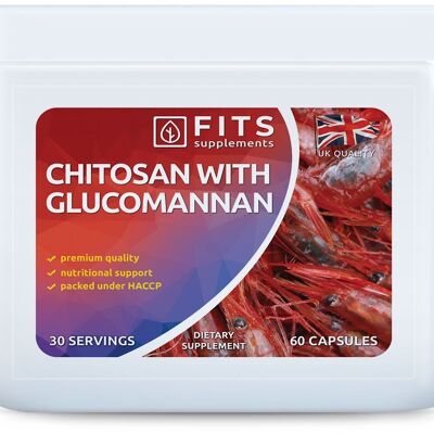 Chitosan and Glucomannan 60 capsules