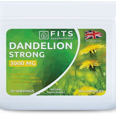 Dandelion 3000mg 60 capsules