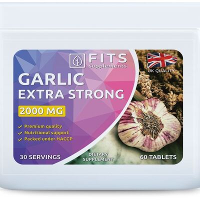 Garlic Extra Strong 2000mg 60 tablets