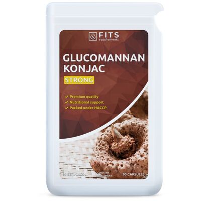 Glucomannan Konjac Strong 600mg 90 capsules