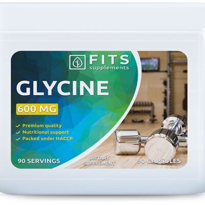 Glycine 600mg 90 capsules