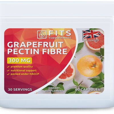 Grapefruit Pectin Fibre 300mg 60 capsules