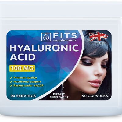 Hyaluronic Acid 100mg 90 Capsules