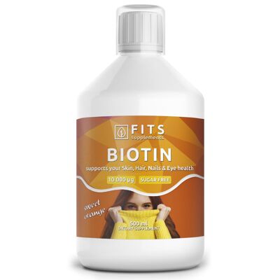 Biotina líquida 10000 mcg sin azúcar 500 ml