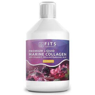 Colágeno marino líquido premium 10000 mg sin azúcar 500 ml