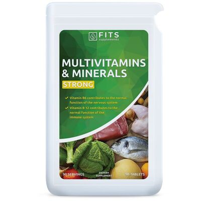 Multivitamínico y Mineral Fuerte 90 comprimidos