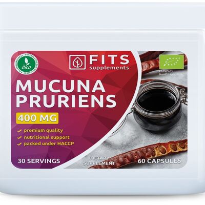 Mucuna Pruriens Bio 400 mg 60 gélules