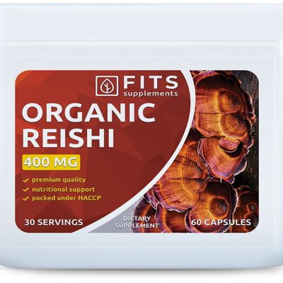 Reishi biologique 400 mg 60 gélules