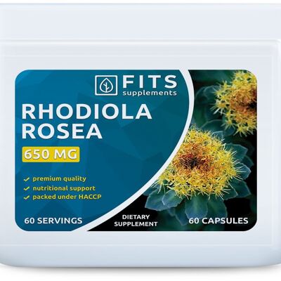 Rhodiola Rosea 650 mg 60 capsule