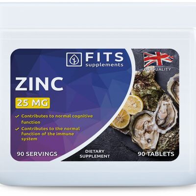 Gluconato de zinc 25 mg 90 comprimidos