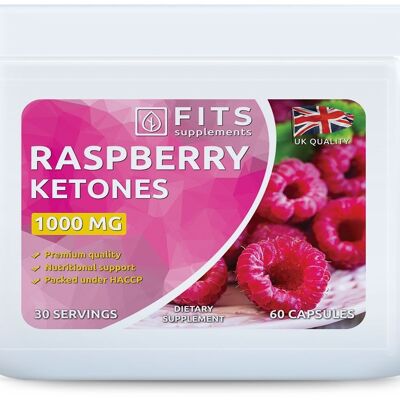 Raspberry Ketones 1000mg 60 capsules