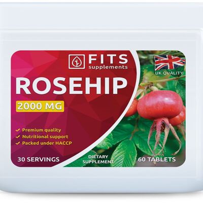 Rosehip Extract 2000mg 60 capsules