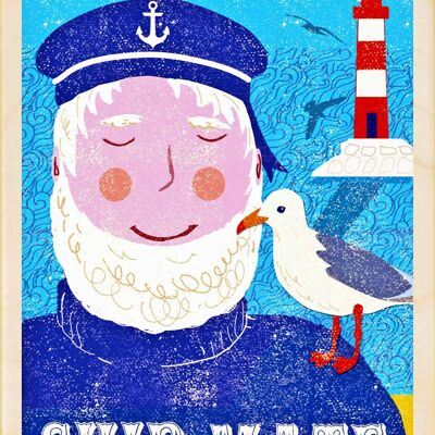Ship Mate, cartoline in legno sostenibili, set da 6 (10×15 cm) | The Wooden Postcard Company