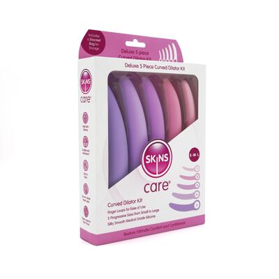 Kit de dilatateurs incurvés Skins Care 5 pièces (tailles S-M-L)