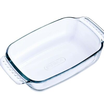 Plat de cuisson rectangulaire - Verre - 22cm x 13cm