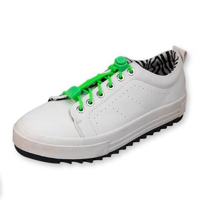 Cordones Elastic Lock - Verde