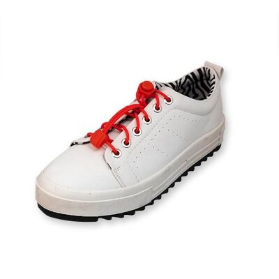 Elastic Lock laces - Red