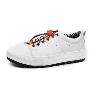 Elastic Lock laces - Wavy Orange