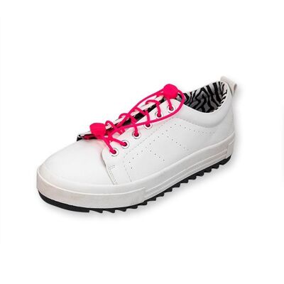Elastic Lock Laces | pink | never loose laces again
