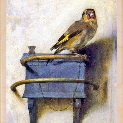 Il Cardellino, cartoline in legno sostenibili, set di 6 (10×15 cm) | The Wooden Postcard Company