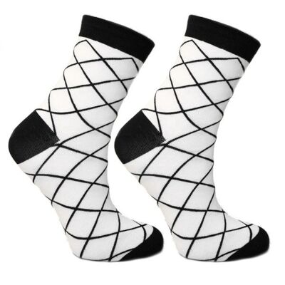 Chaussettes baskets hautes Blanc