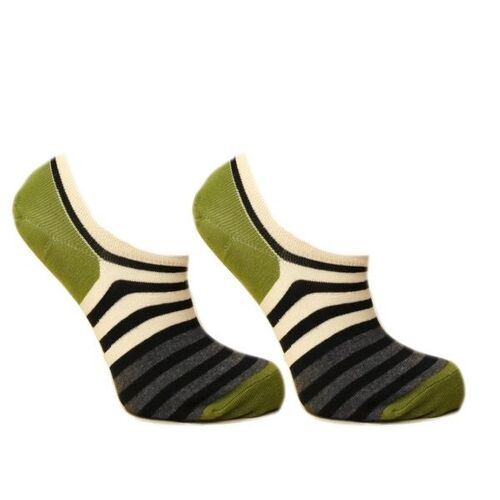 Lage sneaker sokken groen