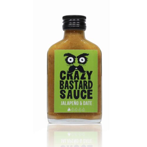 Crazy Bastard Hot Sauce - Jalapeño & Date 100ml