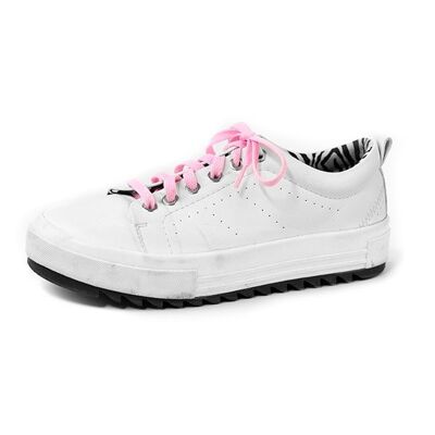 Cordones planos - Rosa