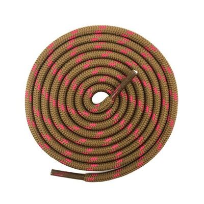 Round shoelaces - Coffee pink